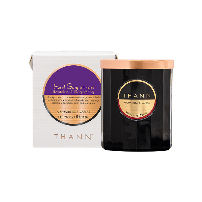 Earl Grey Aromatherapy Candle 240g - THANN Singapore