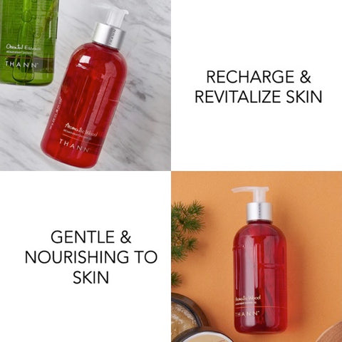 Aromatic Wood Aromatherapy Shower Gel 320ml - THANN Singapore