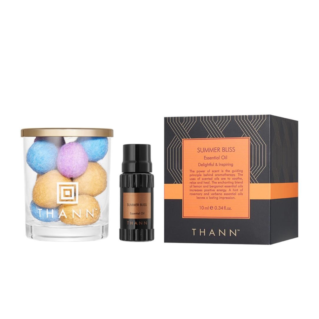 Summer Bliss Essential Oil 10ml With Felt Ball - THANN Singapore