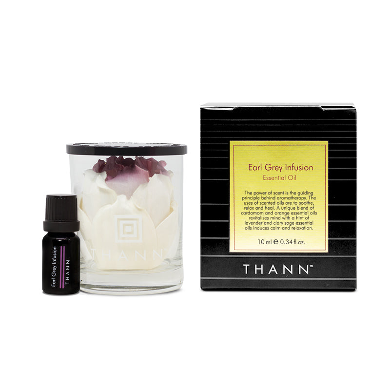 Earl Grey Essential Oil 10ml with Flower Potpourri THANN Singapore