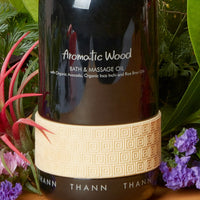 Aromatic Wood Bath & Massage Oil 295ml - THANN Singapore