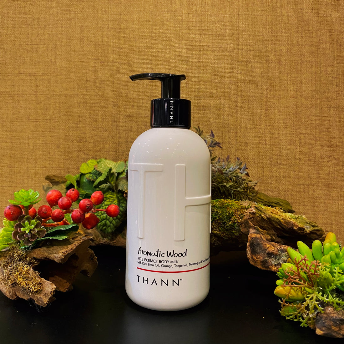 Aromatic Wood Body Milk 320ml - THANN Singapore