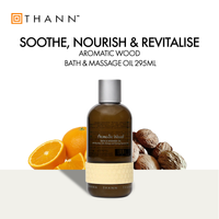 Aromatic Wood Bath & Massage Oil 295ml - THANN Singapore
