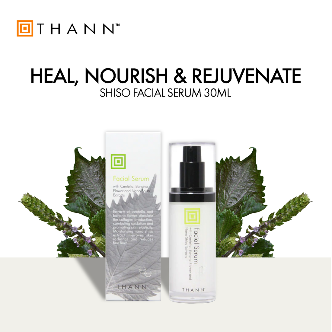Shiso Facial Serum 30ml - THANN Singapore