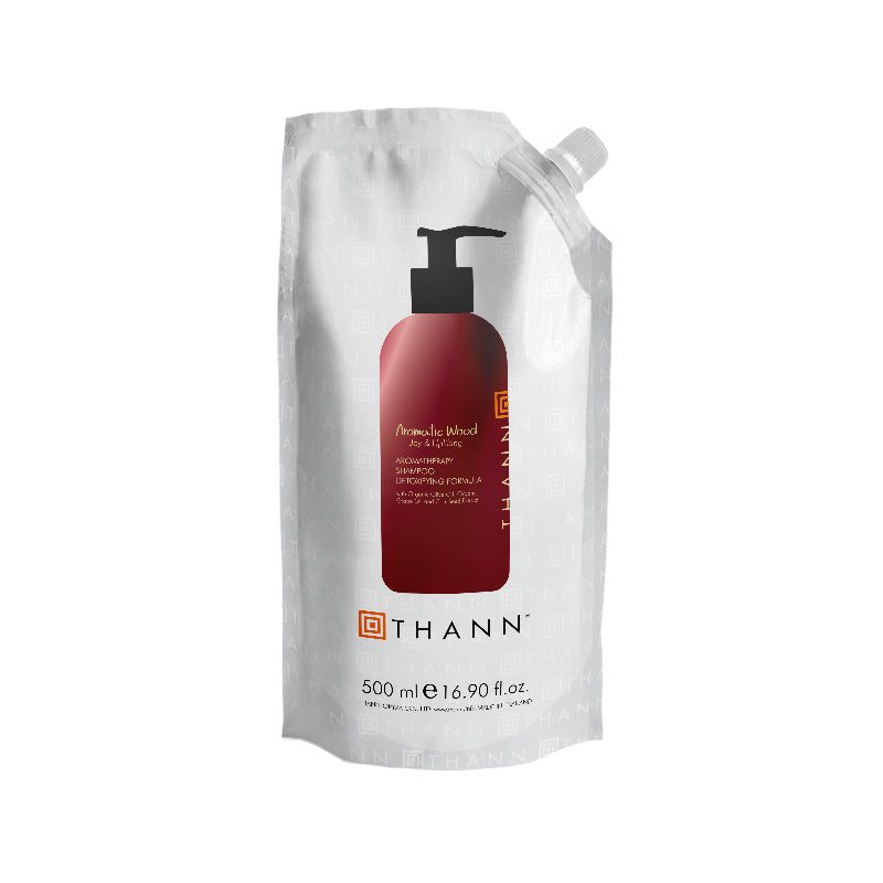 Aromatic Wood Shampoo Detoxifying Refill Pack 500ml - THANN Singapore