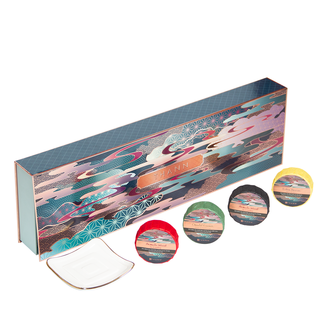 Pre-Order Aromatherapy Mooncake Soap Bar Gift Set (Ships 1 Sep 2023) - THANN Singapore