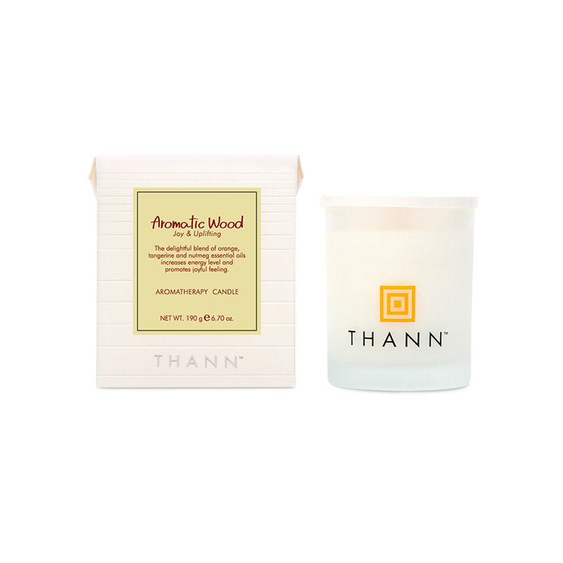 Aromatic Wood Aromatherapy Candle 190g - THANN Singapore