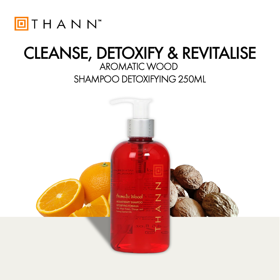Aromatic Wood Shampoo Detoxifying 250ml - THANN Singapore