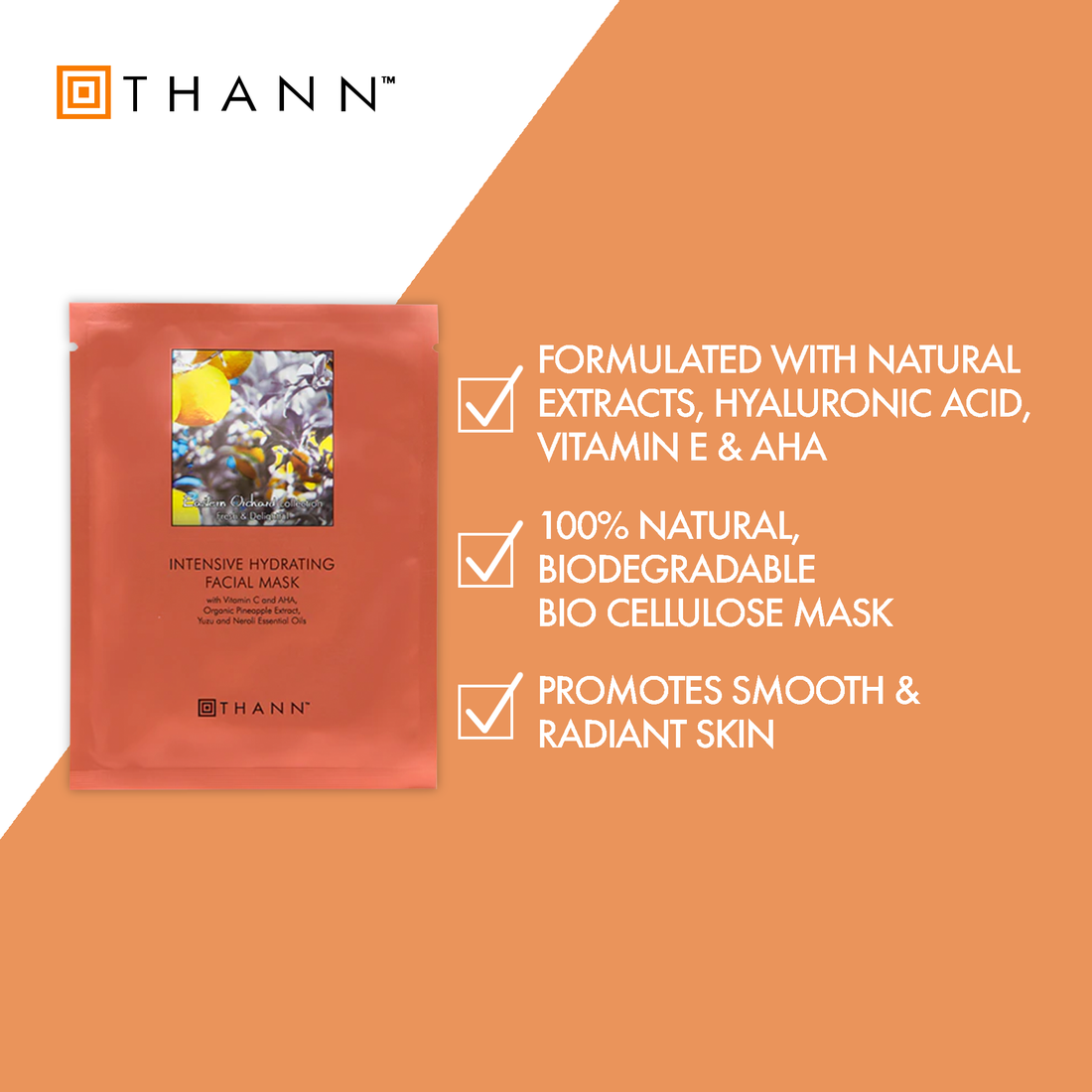Eastern Orchard Intensive Hydrating Facial Mask Set (4pcs) - THANN Singapore