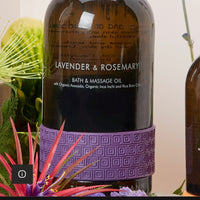 Lavender & Rosemary Bath & Massage Oil 295ml - THANN Singapore