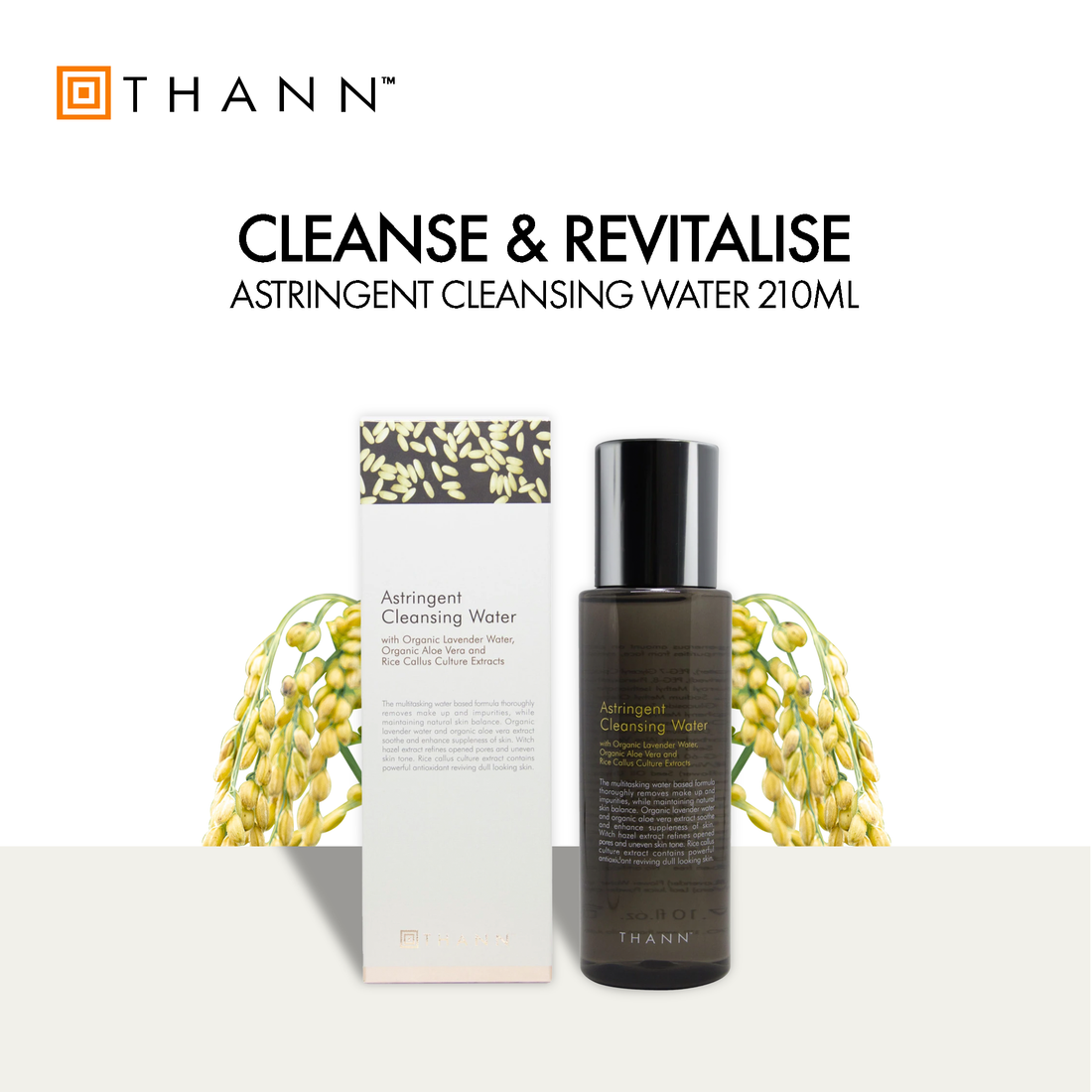 Astringent Cleansing Water 210ml - THANN Singapore