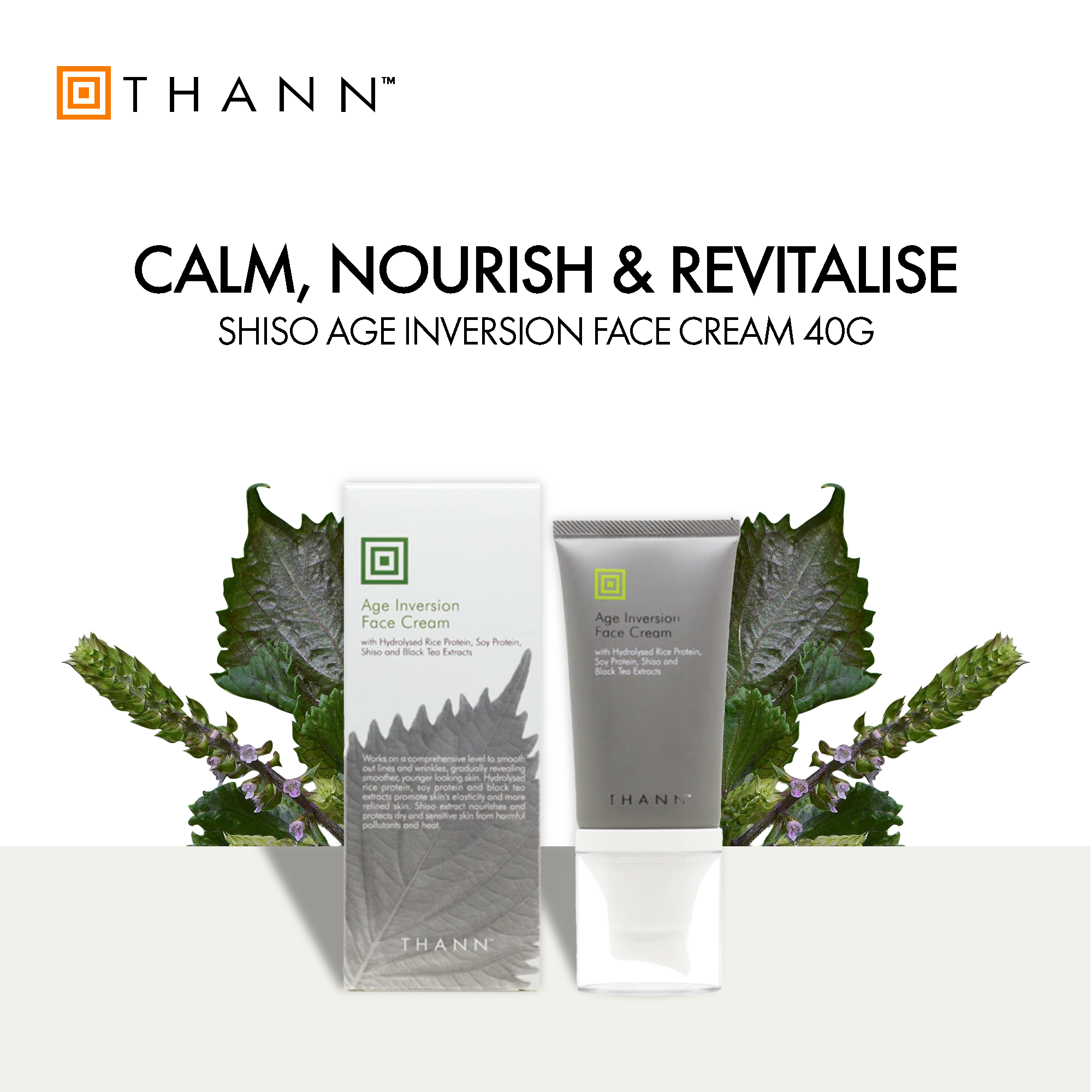 Shiso Age Inversion Face Cream 40g – THANN Singapore