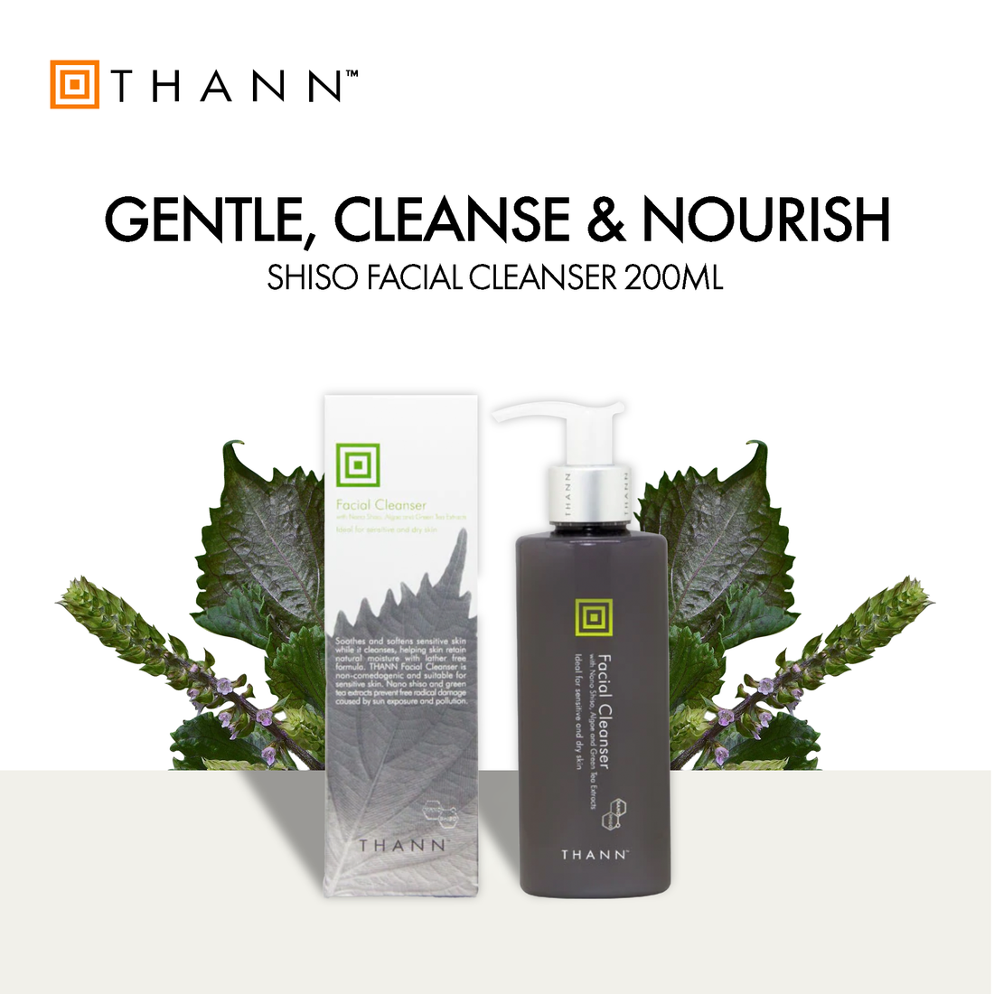 Shiso Facial Cleanser 200ml - THANN Singapore